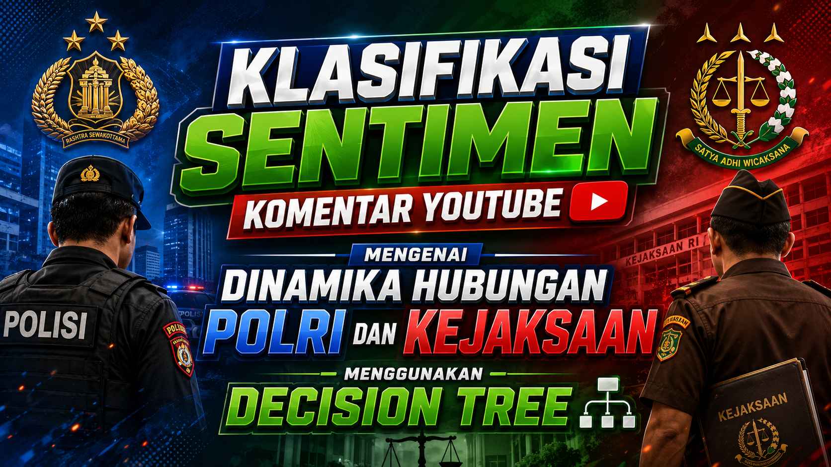 Klasifikasi Sentimen Komentar YouTube Mengenai Dinamika Hubungan Polri dan Kejaksaan Menggunakan Decision Tree